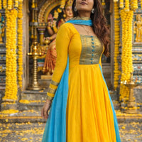 Anarkali Collection "Anika" - Jaune