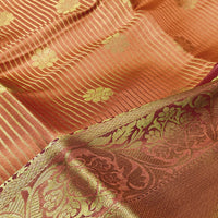 Sari "Ridika" - Orange rouille