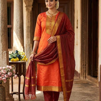 Punjabi "Dévy" - Orange