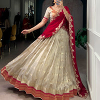 Lehenga collection "Vedaa" - Beige