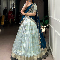Lehenga collection "Vedaa" - Vert d'eau
