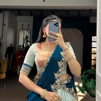 Lehenga collection "Vedaa" - Vert d'eau