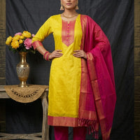 Punjabi "Dévy" - Jaune citron