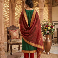 Punjabi "Dévy" - Vert emeraude