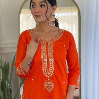 Punjabi Collection "Deepika" - Orange