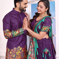 Combo "Radha&Krishna" - Violet