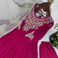 Robe "Ishika" - Rose fuschia