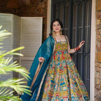 Anarkali Collection "Indira" - Bleu