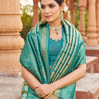 Sari "Shubharambh" - Bleu