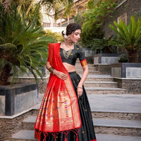 Lehenga collection "Mirudha" - Noir