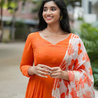Anarkali Collection "Santiaguy" - Orange
