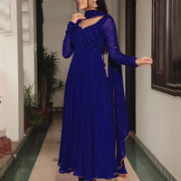 Anarkali Collection "Riya" - Bleu