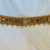 Ceinture sari doré design 3