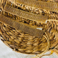 Ceinture sari verte design 5