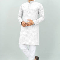 Kurta "Desi Boys" - Blanc
