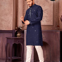 Kurta "Shine" - Bleu nuit
