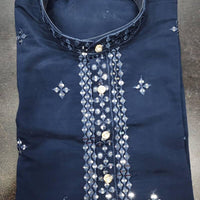 Kurta "Shine" - Bleu nuit