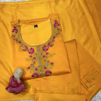 Punjabi Collection "Chanderi 2" - Jaune