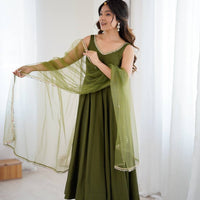 Anarkali Collection "SaÏda" - Vert