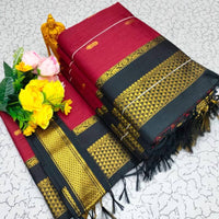 Sari "Kalyani" - Bordeaux