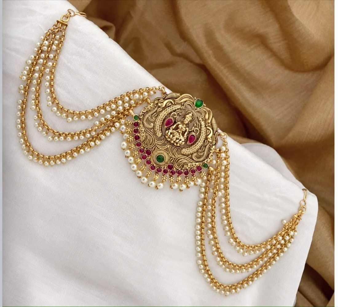 Bijou de cheveux Lakshmi 2 Rubis
