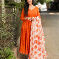 Anarkali Collection "Santiaguy" - Orange