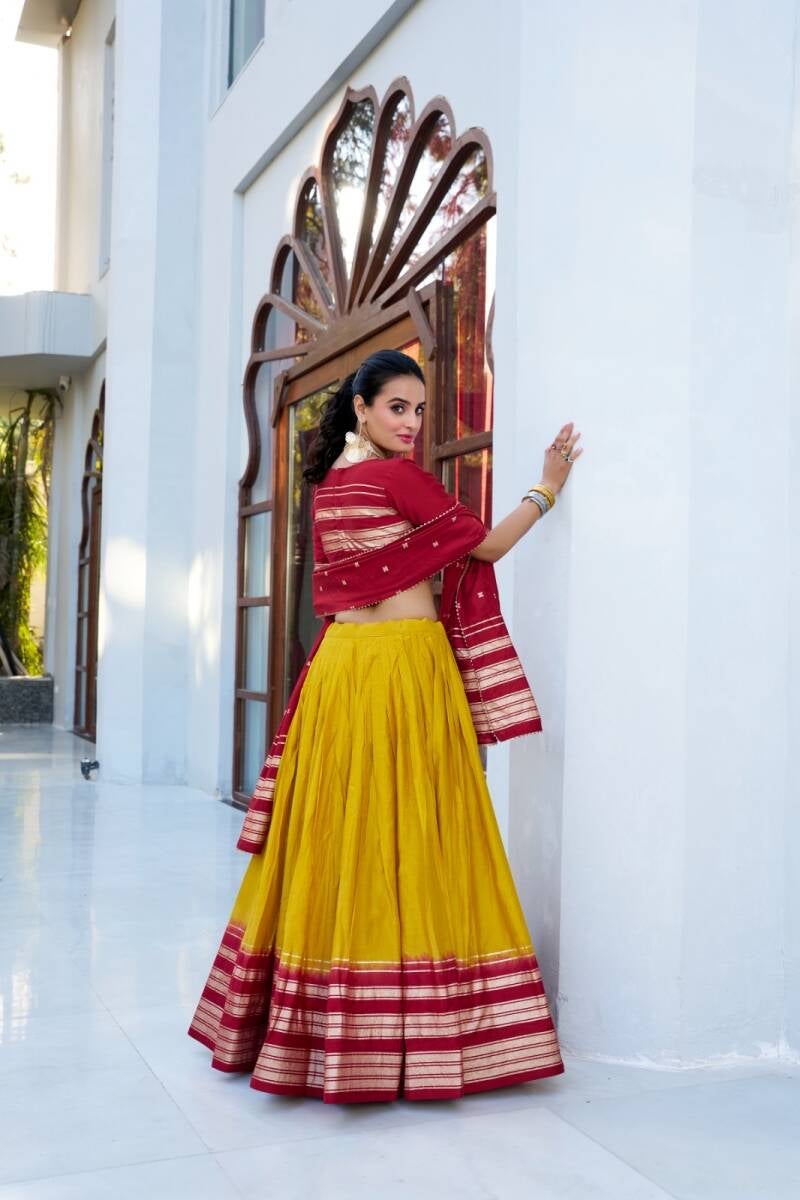 Lehenga collection "Mitali" - Jaune