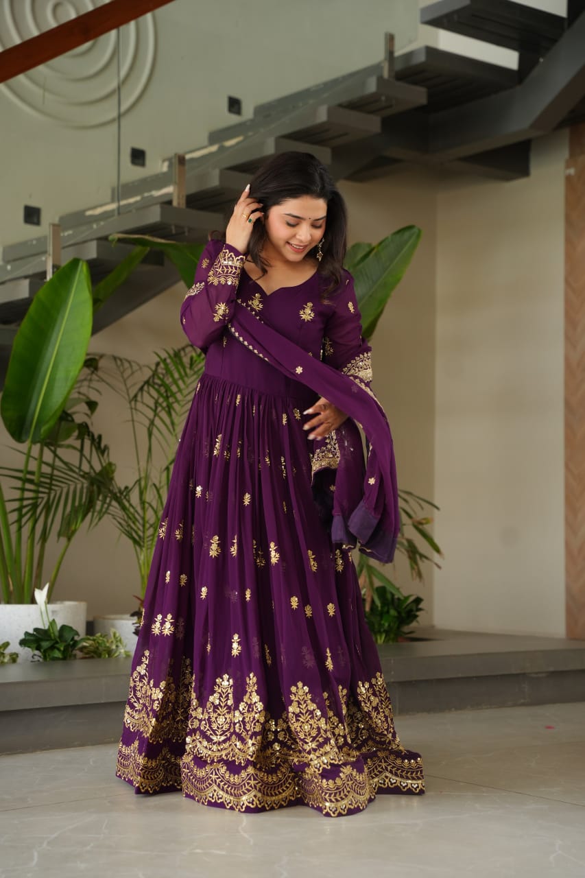 Anarkali Collection "Katalya" - Mauve