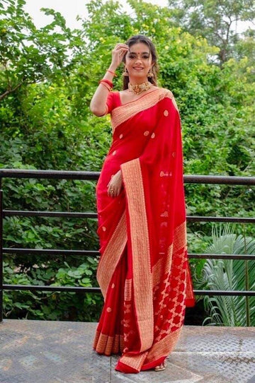 Saris "Tendance mix" rouge 1