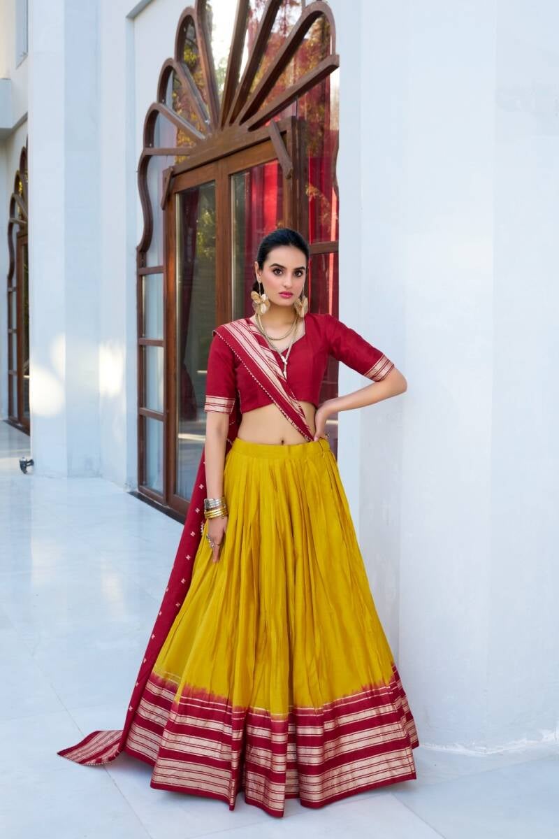 Lehenga collection "Mitali" - Jaune