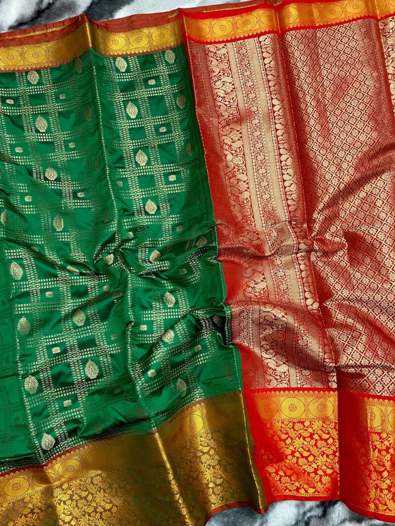 Sari Collection "PRACHI" Vert