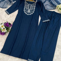 Punjabi Collection "Navishma" - Bleu