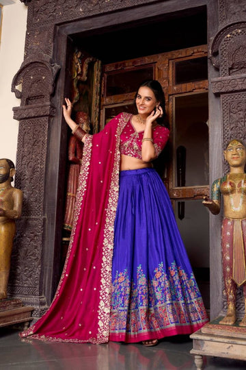 Lehenga collection "Yashoda" - Violet