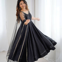 Anarkali Collection "SaÏda" - Noir