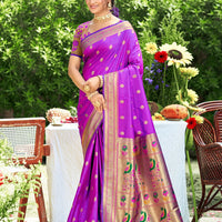 Sari "Mala" - Violet