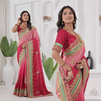 Sari "Livanee" -Rose