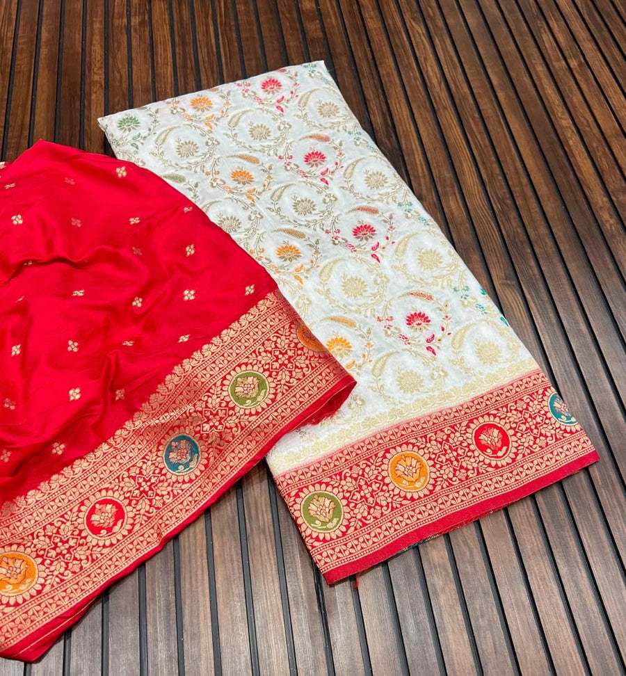 Sari "Lakan" - Blanc