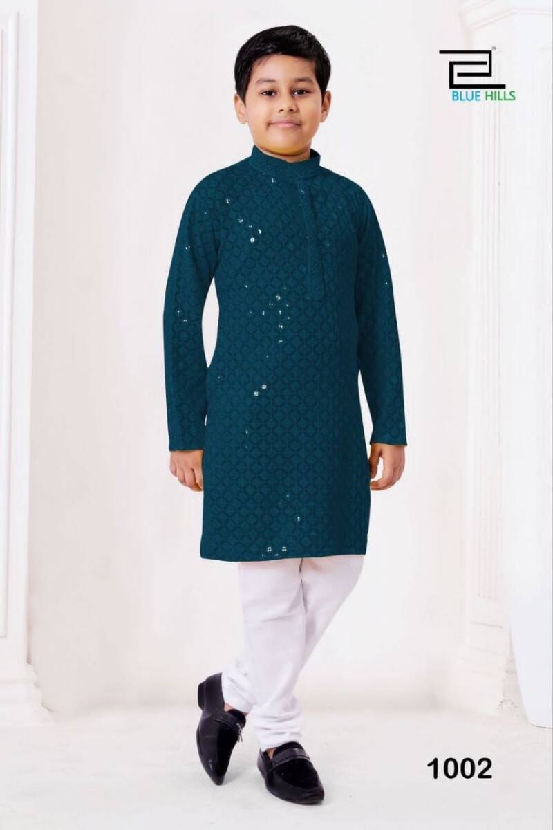 Kurta "Boys" Bleu paon