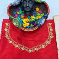 Lehenga collection "Khadidja" - Doré/rouge