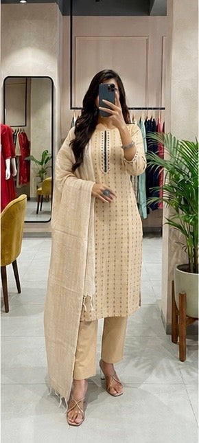 Punjabi "Divita" - Beige
