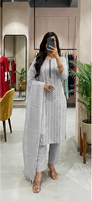 Punjabi "Divita" - Gris/bleu