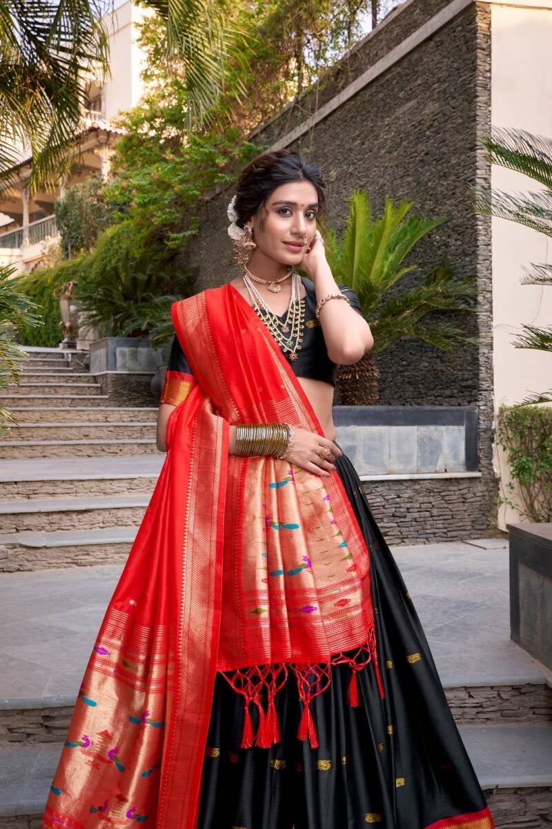 Lehenga collection "Mirudha" - Noir
