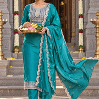 Punjabi "Vally" - Bleu turquoise en stock