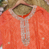 Punjabi Collection "Karva"  - Orange