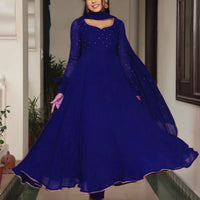 Anarkali Collection "Riya" - Bleu