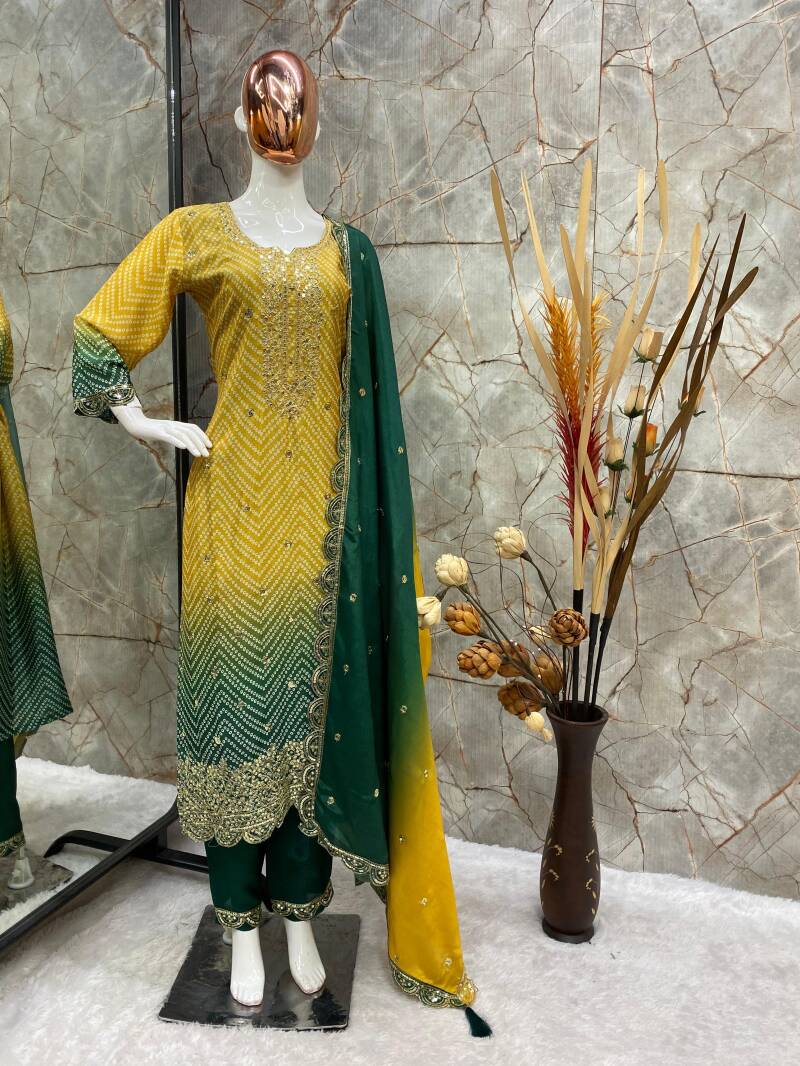 Collection "Karvara"  - Jaune/vert