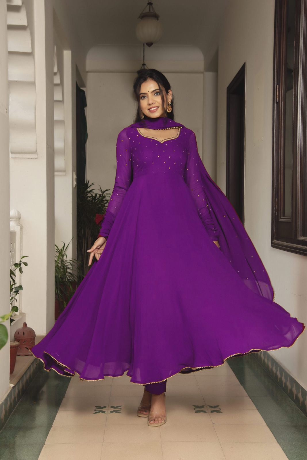 Anarkali Collection "Riya" - Violet