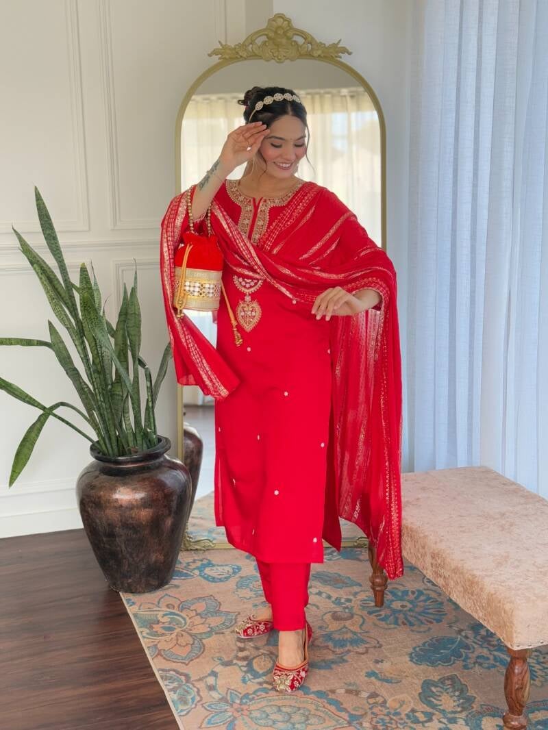 Punjabi Collection "Deepika" - Rouge