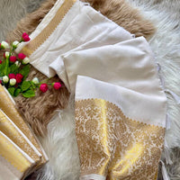 Sari en coton de soie "Assam"
