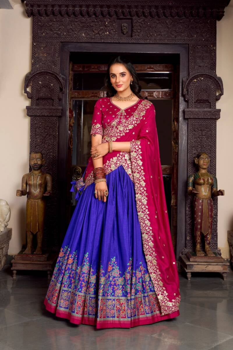 Lehenga collection "Yashoda" - Violet